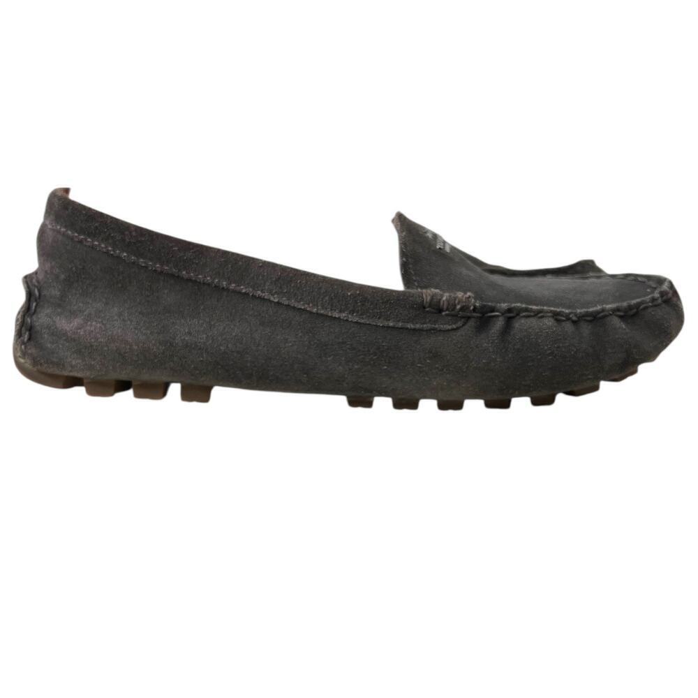 COACH Amber Suede Leather Loafer in Gray Women’s Size 8.5B Narrow - Picture 2 of 14